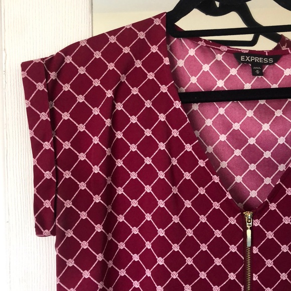 Express patterned work blouse - Picture 5 of 5